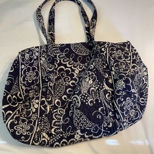 Vera Bradley Navy floral tote